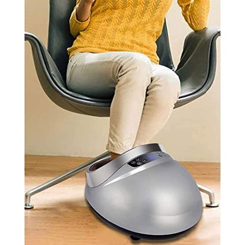 Masajeador para pies con calor, terapia de amasamiento profundo y compresión de aire para alivio del dolor en los pies, ideal para mujeres, hombres y adultos mayores (42×36×24 cm) miniatura 4