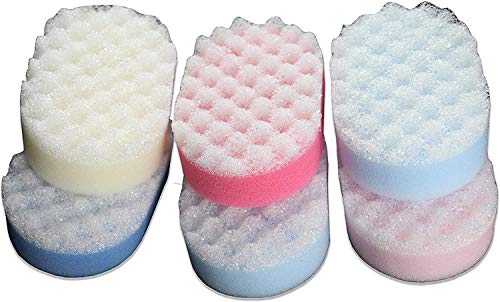 A1SONIC-Pack-of-3-Exfoliating-sponges-bath-shower-2-sided-sponge-coral-massage-sponge