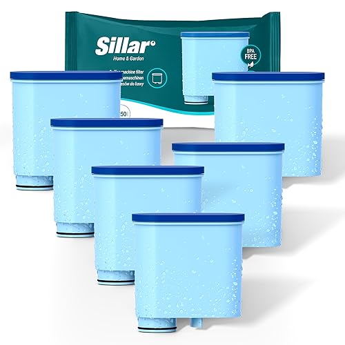 Sillar 6x Wasserfilter für Kaffeevollautomaten | Kompatibel mit Philips AquaClean CA6903/10 CA6903/22 CA6903 Kalkfilter, Filterpatrone für Saeco und Philips Kaffeemaschinen