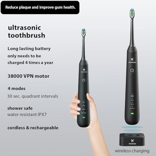 Huaco Care 01 2-1 Oral Clean Kit- Water Dental Flosser & Electric Toothbrush Combo- Brushing & Flossing- thumb #3