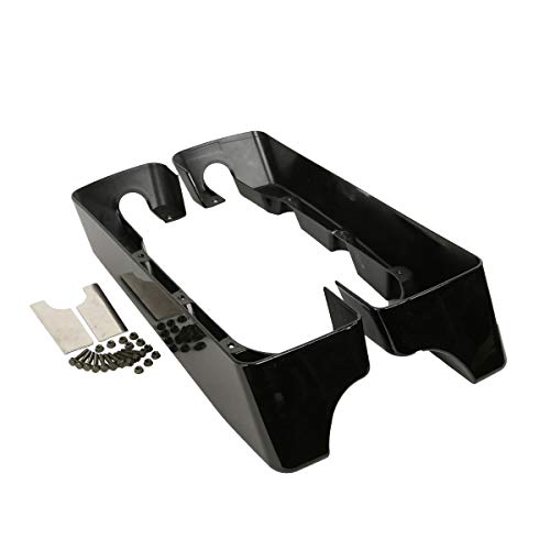 TCMT ABS 10,2 cm Hartschale Satteltasche Extensions für Harley Road King Street Electra Glide 1994–2013