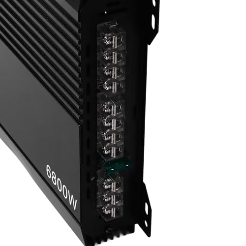 Aramox 4 Kanal Verstärker Auto Auto-Stereo-Verstärker, Auto-o-Verstärker, 4-Kanal-Aluminiumlegierung, Leistungsverstärker mit Hoher Wärmeableitung, Auto-Lautsprecher, Auto-o-Verstärker