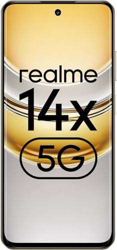 Image of realme 14x 5G (Golden Glow, 8GB RAM, 128GB Storage)