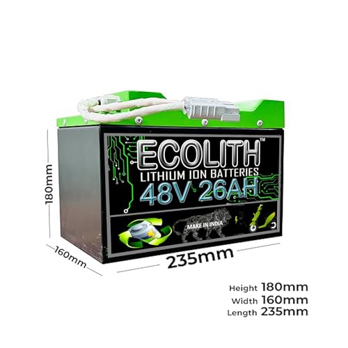 Image of 48v 26ah Rechargeable Lithium ion Battery Included with BMS 48v 26,000mah Battery for 60-70kms Range Electric Vehicles,e-Bikes,tricycles, etc