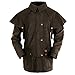 Outback Trading Company Unisex 5008 Bush Ranger Waterproof Breathable Long Sleeve Oilskin Cotton Western Duster Jacket, Brown, Small