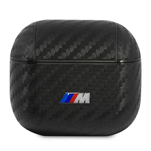 CG Mobile BMW M Collection PC PU Carbon Case with Metal Logo White for Airpods 3 - Black