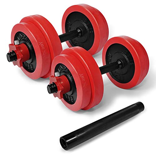 Yes4All-Adjustable-Cast-Iron-Dumbbell-Sets-40-200LBS-with-Connector-Option-Weights-Set-For-Home-Gym-Strength-Training-Full-Body-Workout-and-Muscle-Building-Men-Women