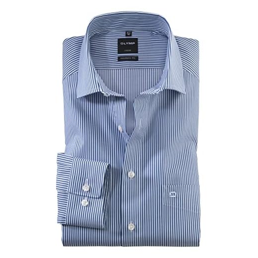 OLYMP Level Five Body fit Hemd extra Langer Arm Stretch Nachtblau Größe 45