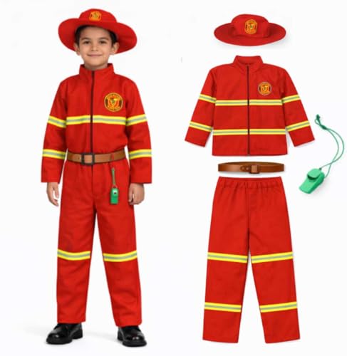 Image of Community Helper Uniform Costume for Kids | Role Play pilot, Traffic police, Navy Fancy Dress for School Functions & Theme Parties