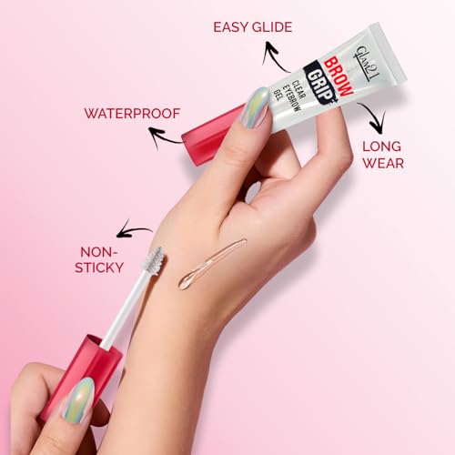 Image of Glam21 Brow Grip | Eyebrow Clear Gel,Styling & Setting For Holding Brows | Waterproof & Provides Hold upto 8 hours | Zero residue & Lightwieght | Creates A Fluffy Feathered Look | 12gm