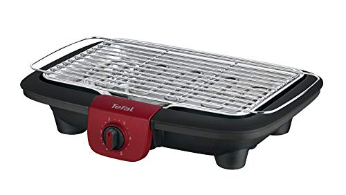 Tefal EasyGrill Adjust Barbecue Électrique, 2300W, Grille Inox, Large surface de cuisson, Fumée Réduite, Température Réglable, Lave-Vaisselle, BG90E514