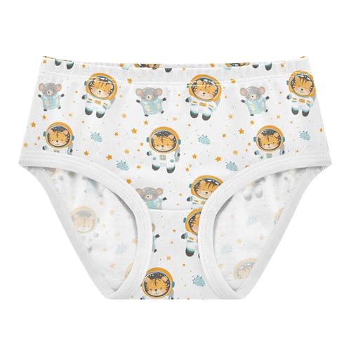 Girls Underwear Soft Cotton Cartoon Animals Kids Panties in Sizes 2/3t, 4t, 5t, 6 and 8
