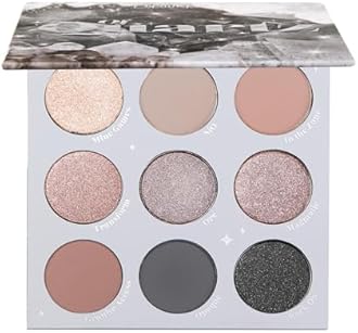 ColourPop Of Quartz Eyeshadow Palette - Neutral Taupe Palette with Metallic and Matte Finishes - High-Pigment Eye Makeup with a Long-Wearing Formula (0.3 oz)