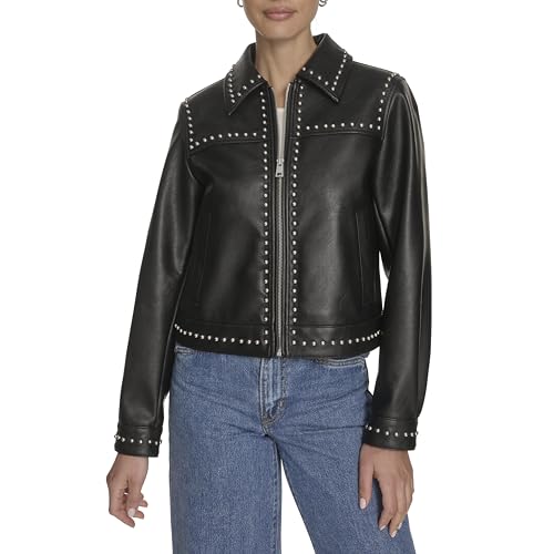 Levi's Women's Faux Leather Studded Jacket