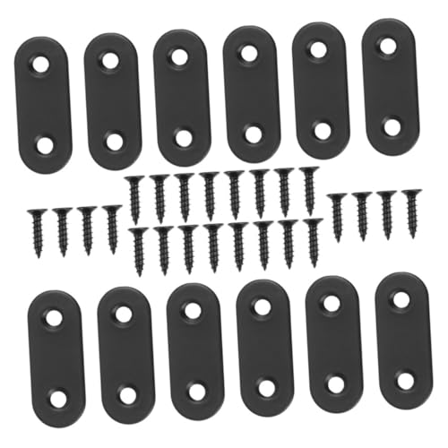 SOLUSTRE Stainless Steel Straight Bracket Flat Brackets for Wood Shelves Reinforcement