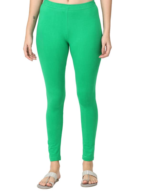 Image of Robinbosky Premium Stretchable Cotton Ankle Legging for Women | Suitable for Formal wear & Casual wear | High-End Elastic Makes The Leggings Squat Proof and Durable for Travel, Yoga, & Workout.