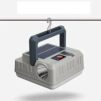 STAR WORK Super Bright Solar Light Usb Rechargeable Portable Flood Lamps Light Usb Rechargeable Portable Flood Lamps, White