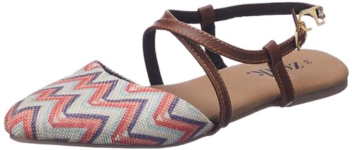 ZOUK 100% Vegan Leather Handcrafted Wave Print Multicolor Palolem Wave Gladiator Sandals (B0B5N16QTK) Amazon Price History, Amazon Price Tracker
