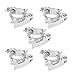 mountain ark 5 Pack 2 Inch Quick Release Heavy Duty 220 Lbs Aluminum Alloy Stage Lighting Clamp for Moving Head Light Par Light Spotlight