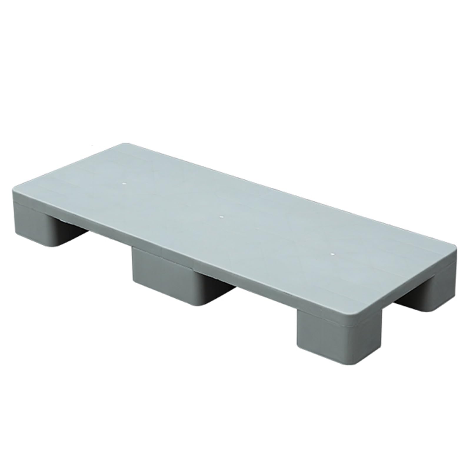 Pallet di plastica Anti slittamento resistente all'usura stoccaggio Dunnage Rack per magazzini modulari e officina di fabbrica rosso 100x50cm