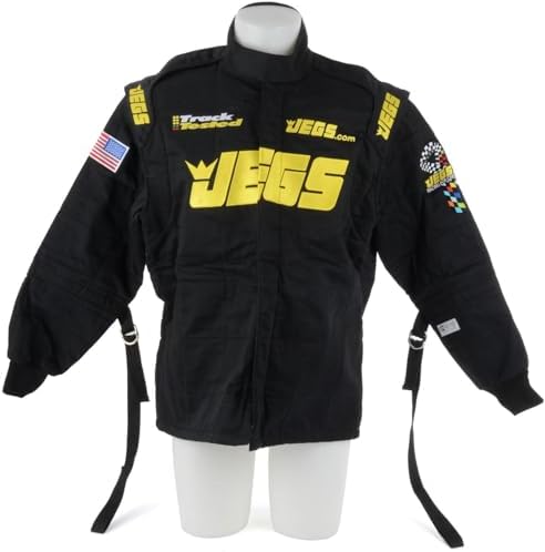 JEGS 6002 Black Triple Layer Jacket Large