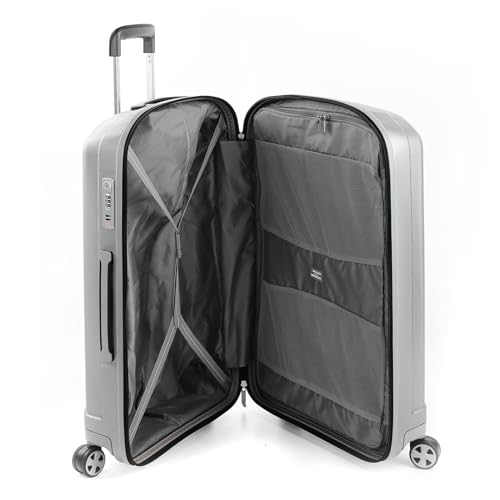 Image of RONCATO UNICA Range Silver Color Hard Medium Luggage