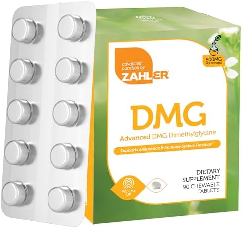 Zahlers Kosher Advanced DMG 500 mg. - 90 Chewable by Zahler