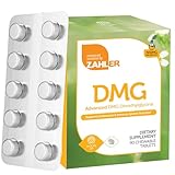 Zahler DMG 500mg - DMG Dimethylglycine Supplement for Endurance & Immune System Support - DMG Supplements with Amino Acid Glycine - Nootropic Brain Supplement - Kosher 1 a Day Tablets 90 Count