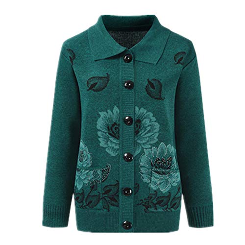 Donne anziane e anziane maglione cardigan