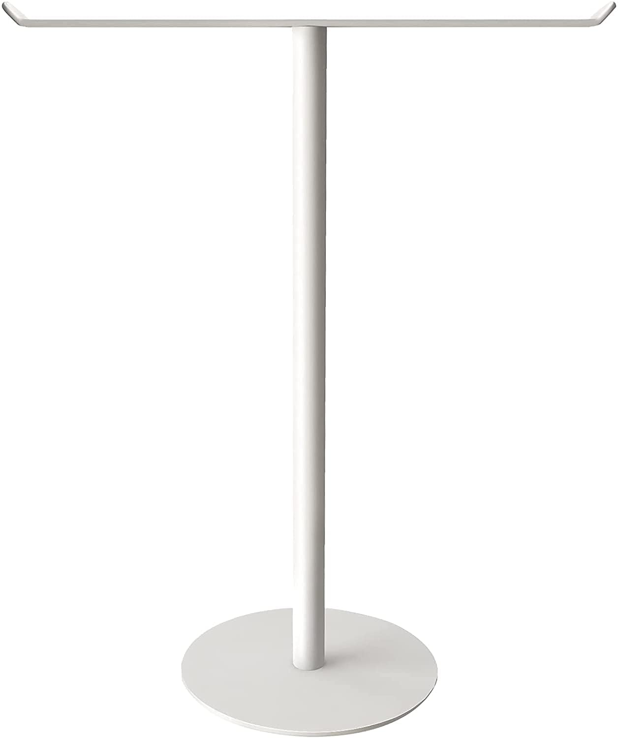 Indian Decor 28008 Bath Hand Towel Holder Standing, T-Shape Stainless Steel Towel Rack for Bathroom Vanity Kitchen Countertop, Modern Towel Bar Stand (White) (B0CD2PGFMB) Amazon Price History, Amazon Price Tracker