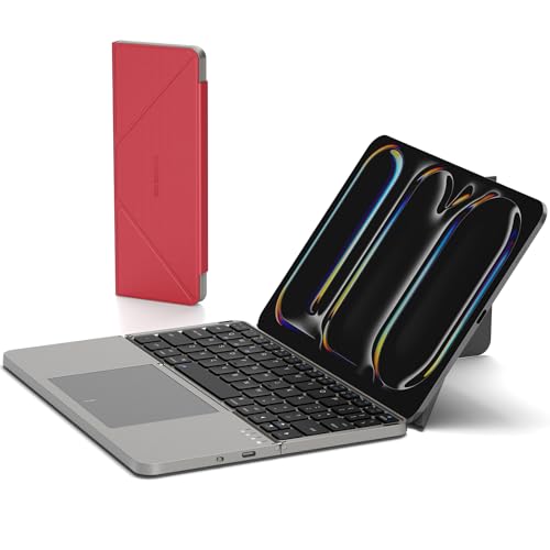 Mircopack Foldable Bluetooth Keyboard with Touchpad and...