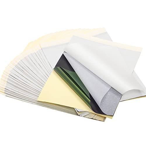 Phoenixy 100 Sheets Tattoo Transfer Paper 4 Layers Tattoo Stencil Paper Thermal Stencil Paper for Tattoo