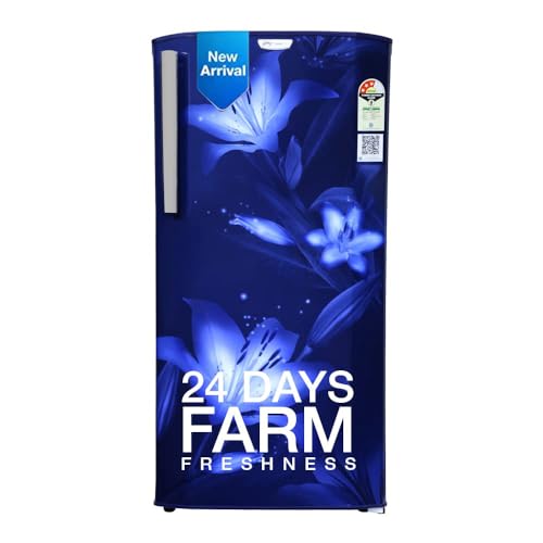 Image of Godrej 180 L 3 Star Turbo Cooling Technology, With 24 Days Farm Freshness Direct Cool Single Door Refrigerator Appliance(2023 Model, RD EDGENEO 207C THF BH BL, Blush Blue)
