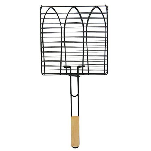 BEST SPORTING Fischbräter für 3 Fische, Edelstahl mit...