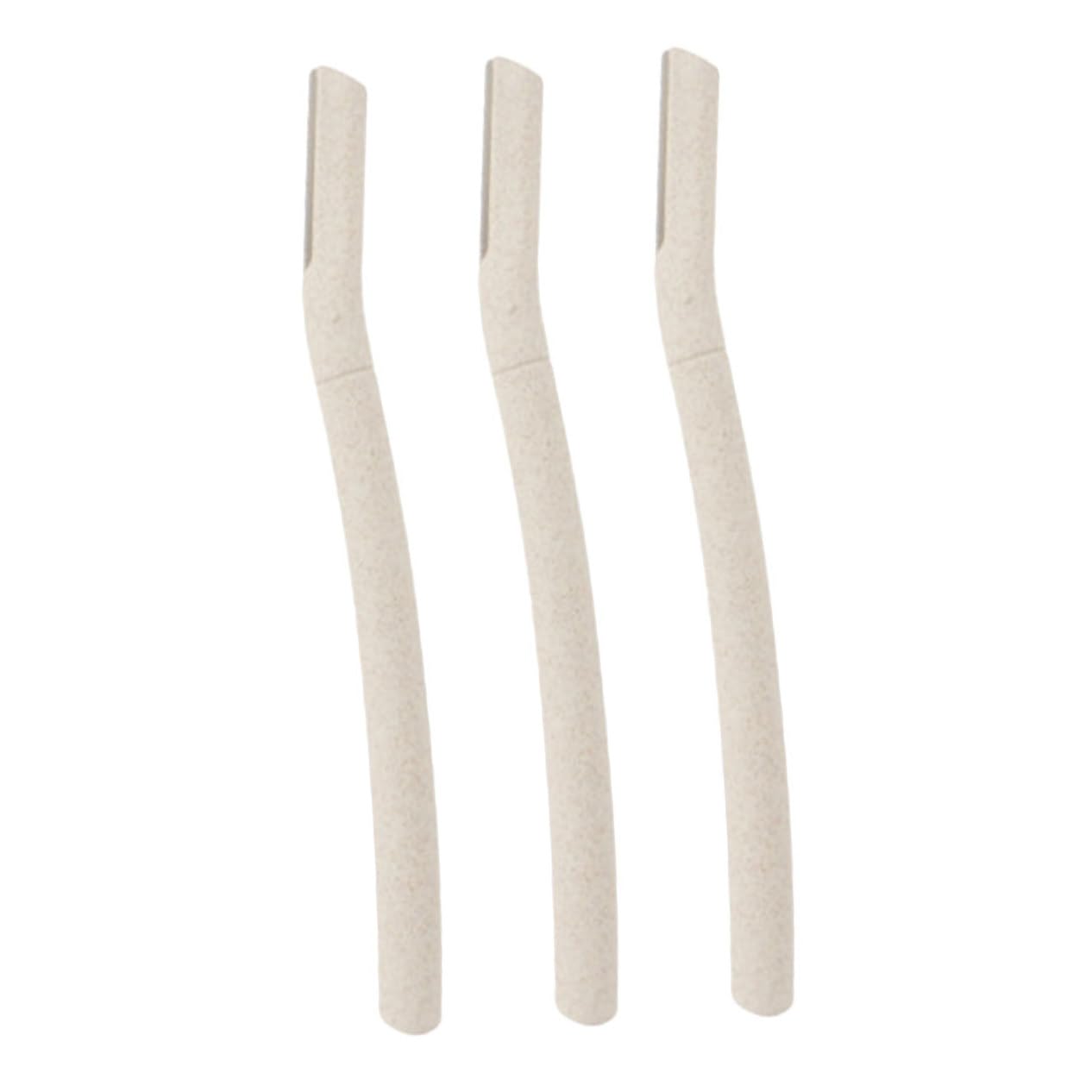 Gogogmee 3pcs Eyebrow Trimmer Set Portable Razor for Shaping Eyebrow Razor Trimmer Facial Hair Makeup Tool