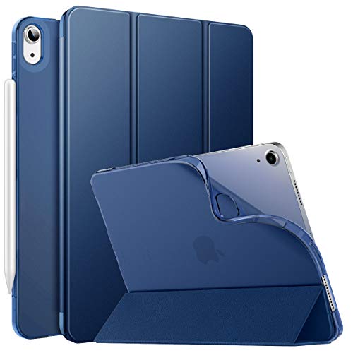 MoKo Custodia per iPad Air 11 Pollici 7a/6a generazione M3/M2 2025/2024, Custodia iPad Air 5a/4a Gen. 10,9' 2022/2020, Cover in TPU Morbido, Cover Sottile, Auto Sveglia/Sonno, Blu Marino