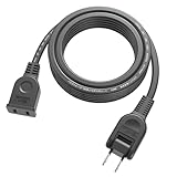 AKIRARI 延長コード 3m 電源タップ 1個口【断線に強い】 耐寒 耐熱 ブラック 15A 1500W 二重被覆 延長ケーブル 電源延長コード トラッキング 火災予防絶縁キャップ スイングプラグ ソフト 0.1m～10mまで選べる 電源コード すっきり配線 RoHS 省スペース