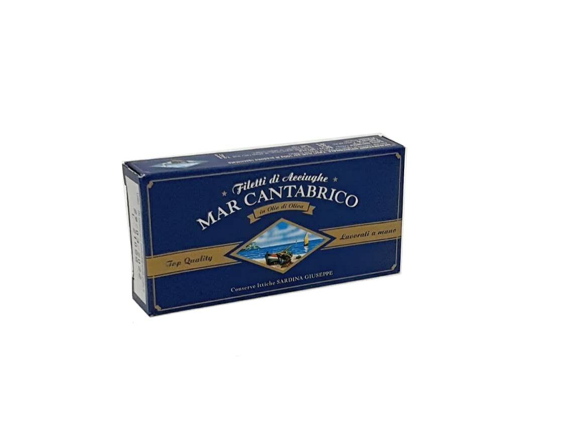 Filetti di Acciughe del Cantabrico - vaschetta 50 gr x 3 pezzi, 150 gr