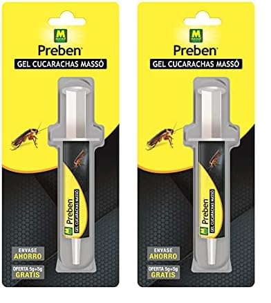 GEL CUCARACHAS PREBEN 10g. PREBEN 231449 MASSÓ (Paquete de 2)