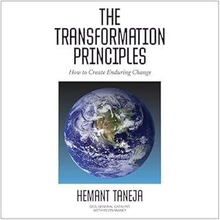 The Transformation Principles Audiolibro Por Hemant Taneja, Kevin Maney - contributor arte de portada