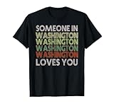 Photo Gallery qualcuno a washington ti ama state retro vintage maglietta Photo Gallery qualcuno a washington ti ama state retro vintage maglietta