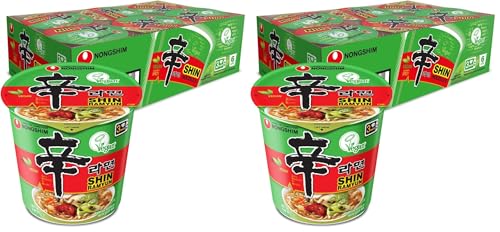 Image of Nongshim Shin Ramyun Vegan,2.64 Ounce,(Pack of 12)