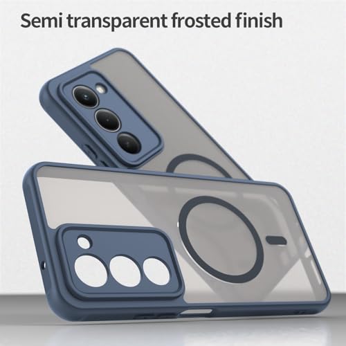 Image of Compatible with REDMI 15 (169mm) Case Cover,Compatible with MagSafe,Anti-Fall,Compatible with Xiaomi Redmi 15 (169mm) 25057RN09E Cell Protective Phone Case Blue