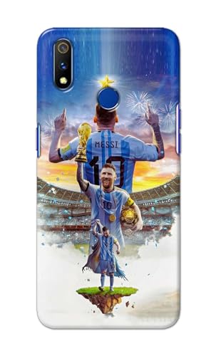 Image of Printed Hard Back Cover for Realme 3 Pro Back Cover (Famous Football Player -J2) -190724(EA)