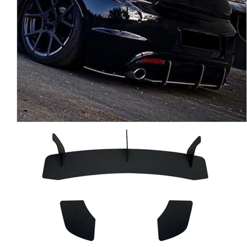 Diffuseur de pare-chocs VW Scirocco spoiler noir avec 3 ailerons aérodynamiques - 4