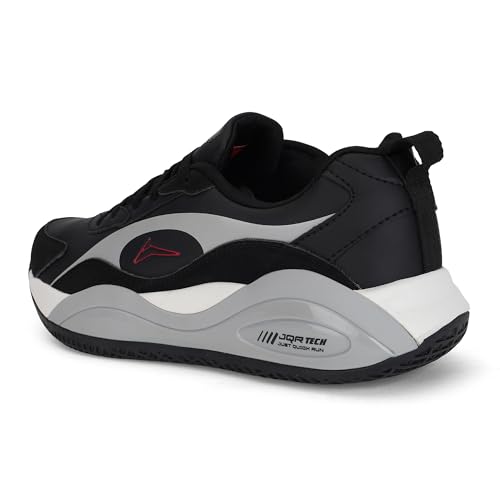 Image of JQR Dynamic Sports Shoe for Men | Rexin Upper | Shock Absorption | Nonslip | Lightweight & Comfortable | Stylish & Durable for Running, Gym, Walking, Jogging & Casual Use for Everyday Wear