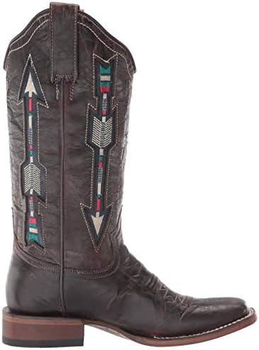 Roper Womens Arrows Square Toe Boot, Brown, 7.5 | Image 5