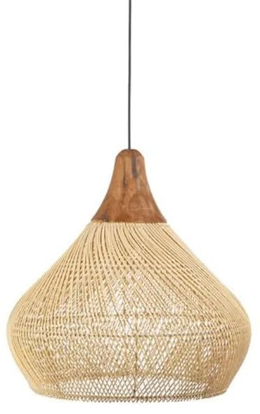Lustre rustique pour table à manger éliminant la lumière agressive du séjour