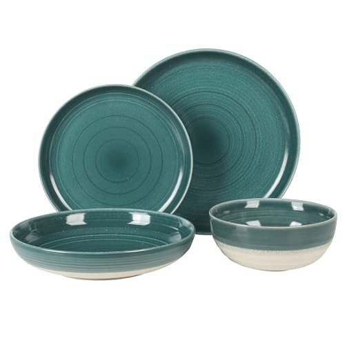 Gibson-Elite-Clarina-16-Piece-Double-Bowl-Stoneware-Reactive-Glaze-Round-Plates-and-Bowls-Dinnerware-Set-Teal