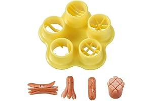 5 in 1 Fun Animal Style Sausage Hot Dog Cutter Set